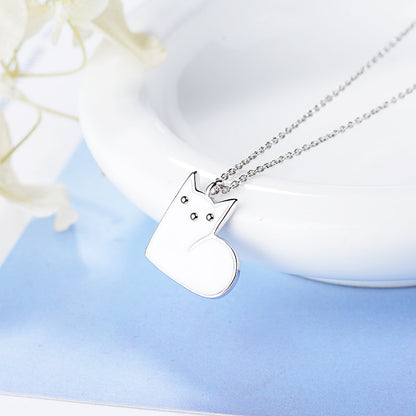 Female Cat Set Chain Clavicle Chain Female Necklace